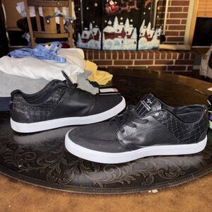 Creative Recreation Men's Santos Sneaker Black Leather Size 10 Casual Dress